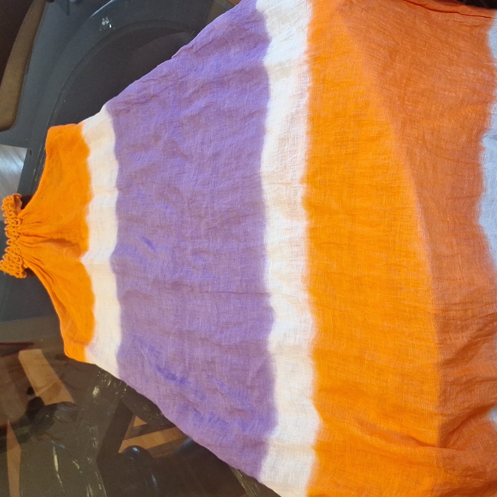HARIS COTTON DREES SIZE S 100% LINNEN. #1022